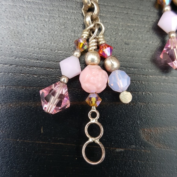 Flirty & Fun Sterling Silver Long Beaded Earrings - Picture 6 of 8